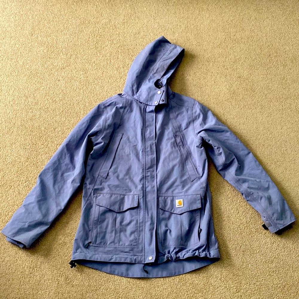 Carharrt Women’s Storm Defender Winter Jacket Blue/Grey M(8-10) Relaxed Fit